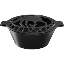Fire Beauty Woodstove Steamer Stove Humidifier Cast Iron Lattice Top Rust Resist