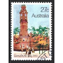 AUSTRALIA 1982: HISTORIC POST OFFICES - 27c LAUNCESTON, TAS USED (G5)