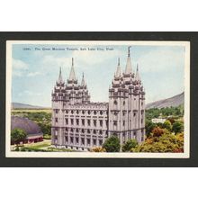 Great Mormon Temple Salt Lake City Utah USA Postcard