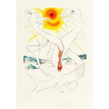Salvador Dalí Conquest of Cosmos II 1977 Picture 2 Poster Canvas Movie Film Prin
