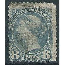 Canada 1893 SG118 8c Bluish Slate Fine Used ... .