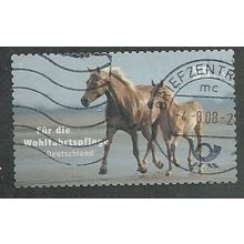 GER 2007 €0.55 +25(S/A) ' PETS -HORSES' FINE USED (EBID47-627)