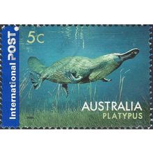 AUSTRALIA, MAMMAL, Platypus, blue 2006, 5c, #4