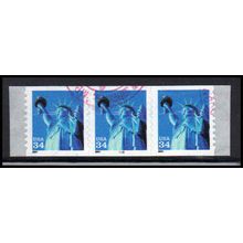 Used 3477 34c Statue of Liberty Fine PNC 6666/3 SQ PA3773