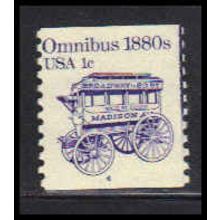 1897 1c Omnibus Fine MNH Dry Gum CNS 4 PA5474