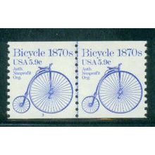 1901 5.9c Bicycle Very Fine MNH Dry Gum CNP Left 3 W0113