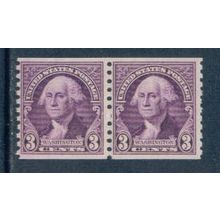721 3c George Washington Barely Clears MMH Pair C3335