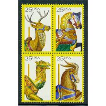2390-2393 25c Carousel Animals Fine MNH Z3180