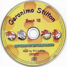 Audio Book on CD Geronimo Stilton Book 18 Shipwreck on the Pirate Island © 2005