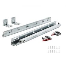 6 Pairs of 21 Inch Drawer Bottom Side Mount Rails, Heavy Duty Full Ball Bear...