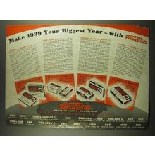 1939 Western Ad - .30 Caliber Match, Super-Match L.R. 22's, .38 Calber Match
