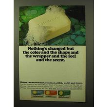 1964 Lifebuoy Soap Ad - Nothings Changed But Color