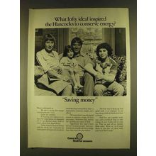 1980 Shell Oil Ad - Ideal Inspired to Conserve Energy