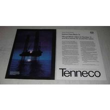 1980 Tenneco Oil Ad - Sabine Pass Block 13