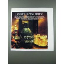 1986 Dewar's Scotch Ad - Dewar's Unto Others