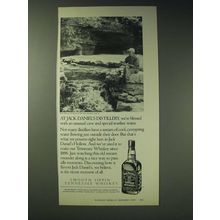 1989 Jack Daniel's Whiskey Ad - We're blessed with an Unusual Cave