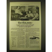 1924 The American Tobacco Co. Ad - Get this men