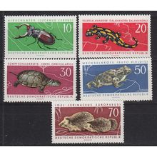 GERMANY DDR [1963] MiNr 0978-82 ( **/mnh ) Tiere