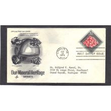 FDC Art Craft 1541 10c Rhodochrosite (Cachet-Typed/A) CV41684