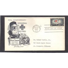 FDC Artmaster 1239 5c Red Cross (Cachet-Typed/A) CV42030