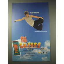 2001 Nabisco Corn Nuts Advertisement - Fabiola DaSilva - Feed your soul.
