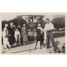 Pony Rides At The Zoo Antique Real Photo Postcard