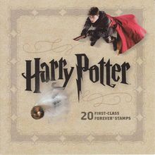 Harry Potter Limited Edition Current Rate Postage Stamps Scott 4844a