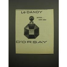 1955 D'Orsay Le Dandy Perfume Advertisement