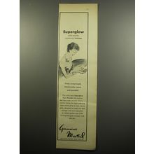 1955 Germaine Monteil Superglow Powder Advertisement