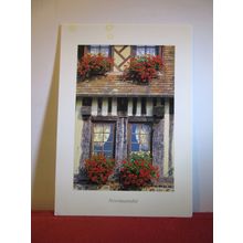 A FLORAL FACADE, FRANCE used postcard 2003 pm =