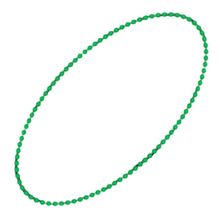 Smooth Round Opaque Bead Mardi Gras Necklace Green Pack of 12