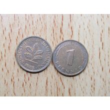 1985d 1 Pfennig Germany Coin