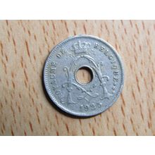 Belgium 1923 5 Centime Belgique (French Text) Coin
