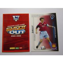 Christian Dailly - West Ham - Shoot Out 2005 2006 Magic Box Football Card (EF1)