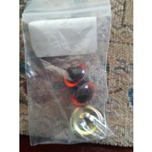 pair of bears eyes with backing