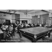 Coffee Room Snooker Table at Otterburn Hall Northumberland RPC Postcard