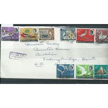 pitcairn islands stamps sg36 sg 36 birds and ships on cover airmail