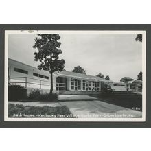 Bath House Kentucky Dam Village Park Gilbertsville USA Real Photo Postcard RPPC