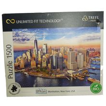 Trefl Prime 1500 Piece Puzzle - Manhattan, New York City Skyline - Unopened!