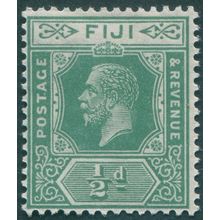 Fiji 1923 ½d green Die II SG229 unused