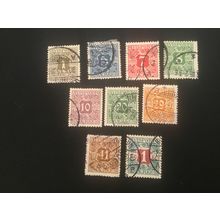 ICOLLECTZONE Denmark P11-17, P19-20 VF used