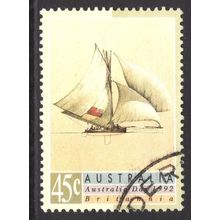 AUSTRALIA 1992: AUSTRALIA DAY - 45c BRITANNIA USED (G7)