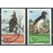 Endangered Eagles: 10t & 25t - Botswana 1993 - FH - SG 776/7