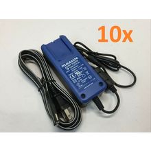 Lot of 10 - Mascot 24V DC 1.75A Power Supply AC Adapter 100-240VAC 3721-24 5.5mm