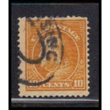 Used 416 10c Benjamin Franklin Just Clears RA1889