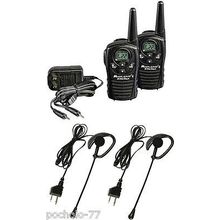WALKIE TALKIE MIDLAND LXT118 + AURICULARES CON VOX+ CARGADOR+TRANSFORMADOR 220V