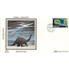Darwin Evolution Brontosaurus Benham First Day Cover
