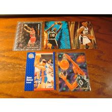 1991-1996, 5- Cards, 4-Inserts, DENNIS RODMAN HOF, Spurs/Pistons