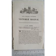 1848 Act of Parliament: Formation of Districts Educating Infant Poor