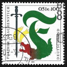 GERMANY 2001 Furth Dragon Lancing Festival Sc#2134 USED @M594